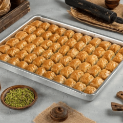 Kuru Baklava Fıstıklı Tepside 2,8 KG