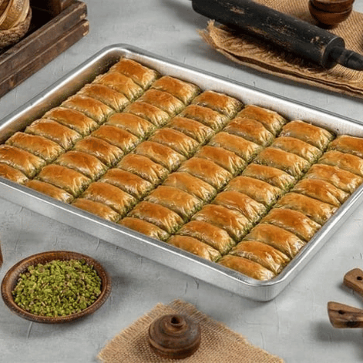 Fıstıklı Dürüm Tepside 3,1 KG