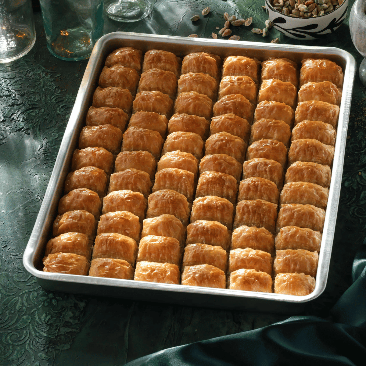Fıstıklı Baklava Tepsi