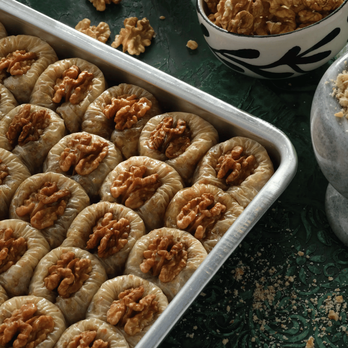 Cevizli Lüx Tepsi Burma Kadayıf