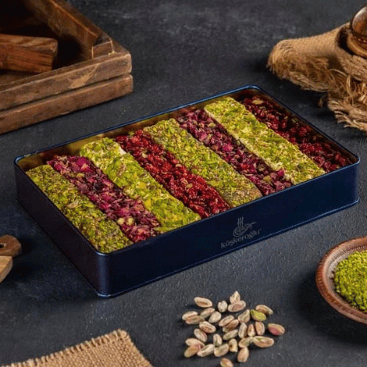 Hediyelik Karışık Lokum 1200 Gr